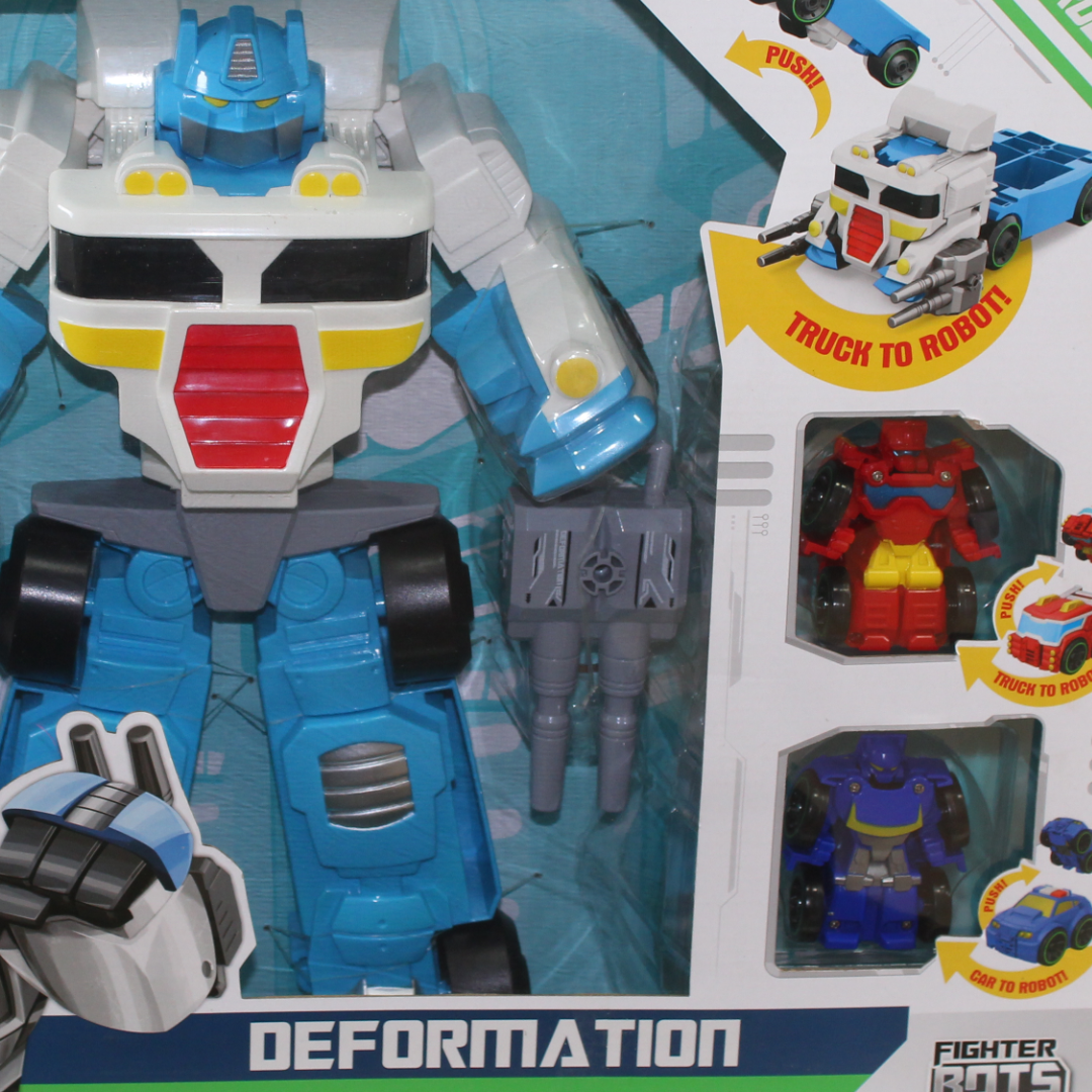 Max Robot Deformation 2-in-1 Transformer Action Figure Set