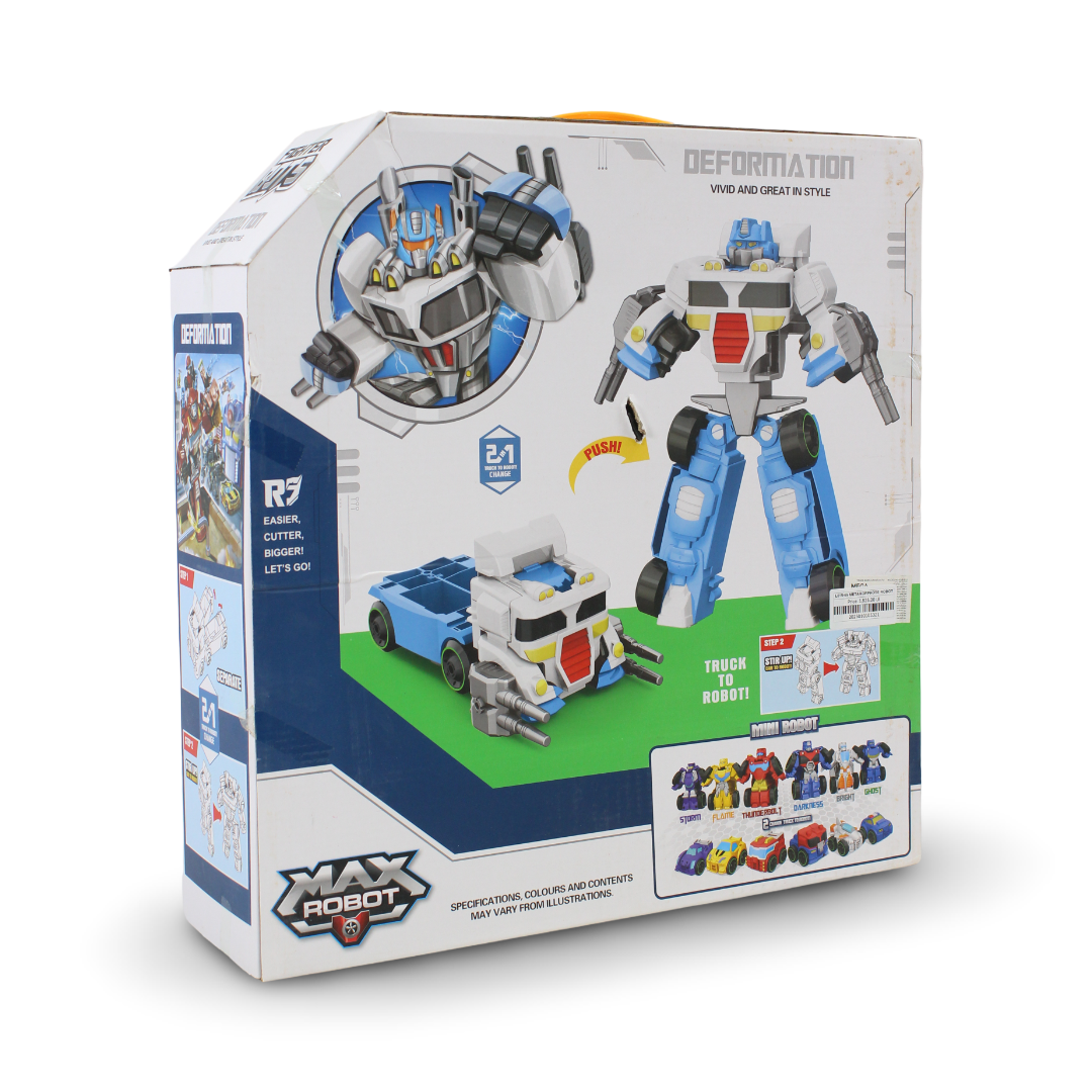 Max Robot Deformation 2-in-1 Transformer Action Figure Set