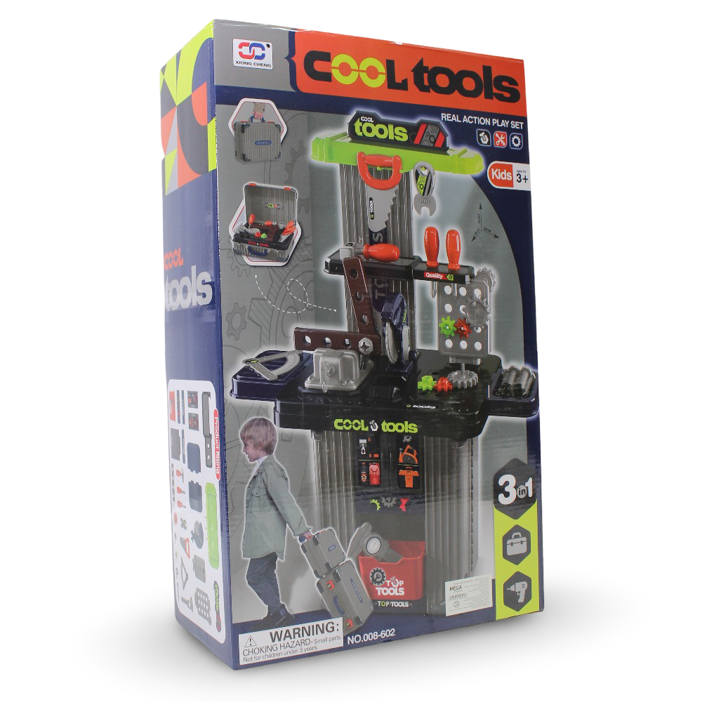 3-in-1 Tool Combination Suitcase – Creative Construction and Building Set