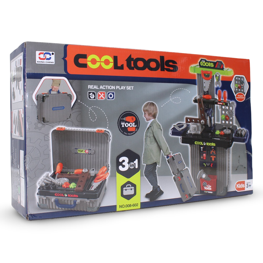 3-in-1 Tool Combination Suitcase – Creative Construction and Building Set
