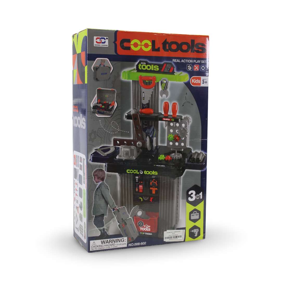3-in-1 Tool Combination Suitcase – Creative Construction and Building Set - Toys - OKO