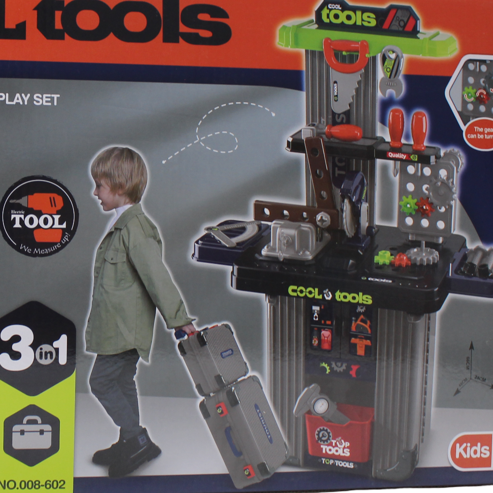 3-in-1 Tool Combination Suitcase – Creative Construction and Building Set