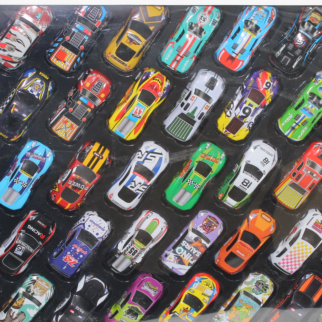 Alloy Racer Die-Cast Car Set – 60 Pieces