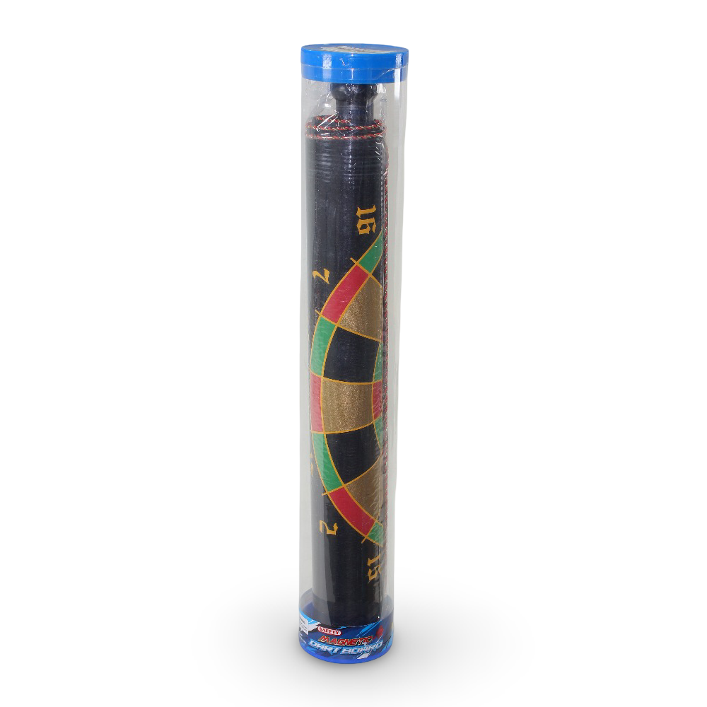 Magnetic Dart Board Game – Cylindrical Roll-Up Set - Toys - OKO