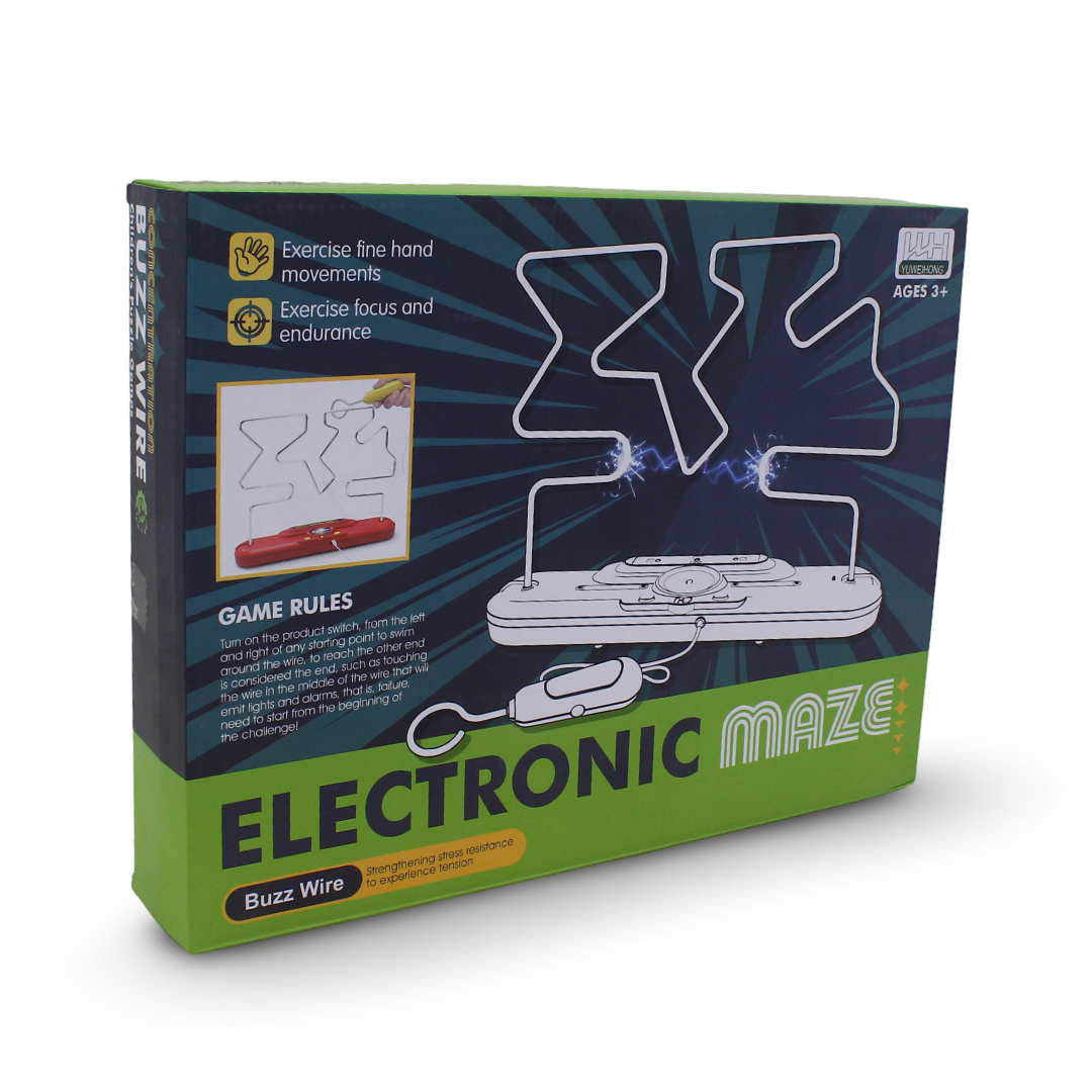 Electronic Maze "Buzz Wire" Challenge Game
