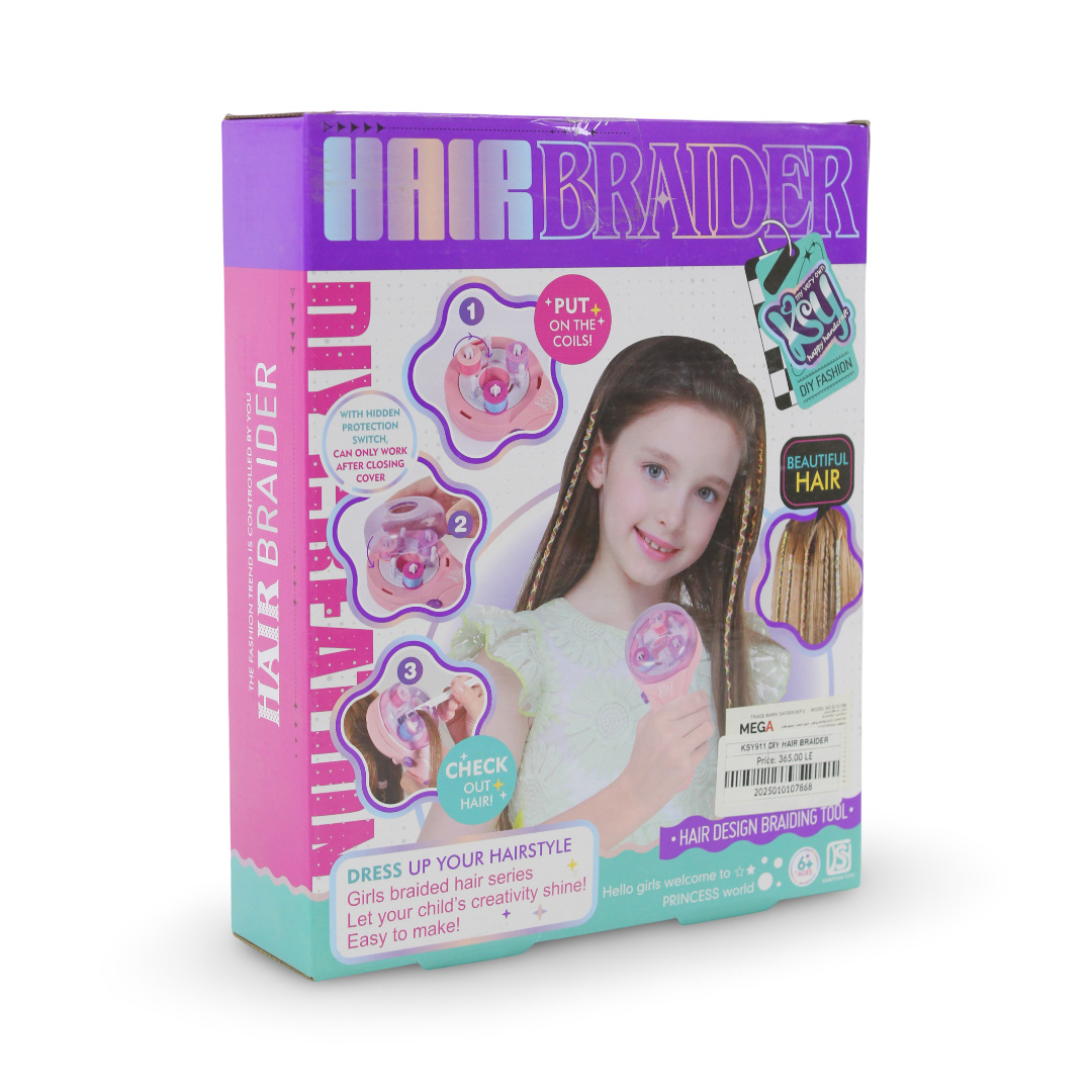 Ksy DIY Fashion Hair Braider Toy Set