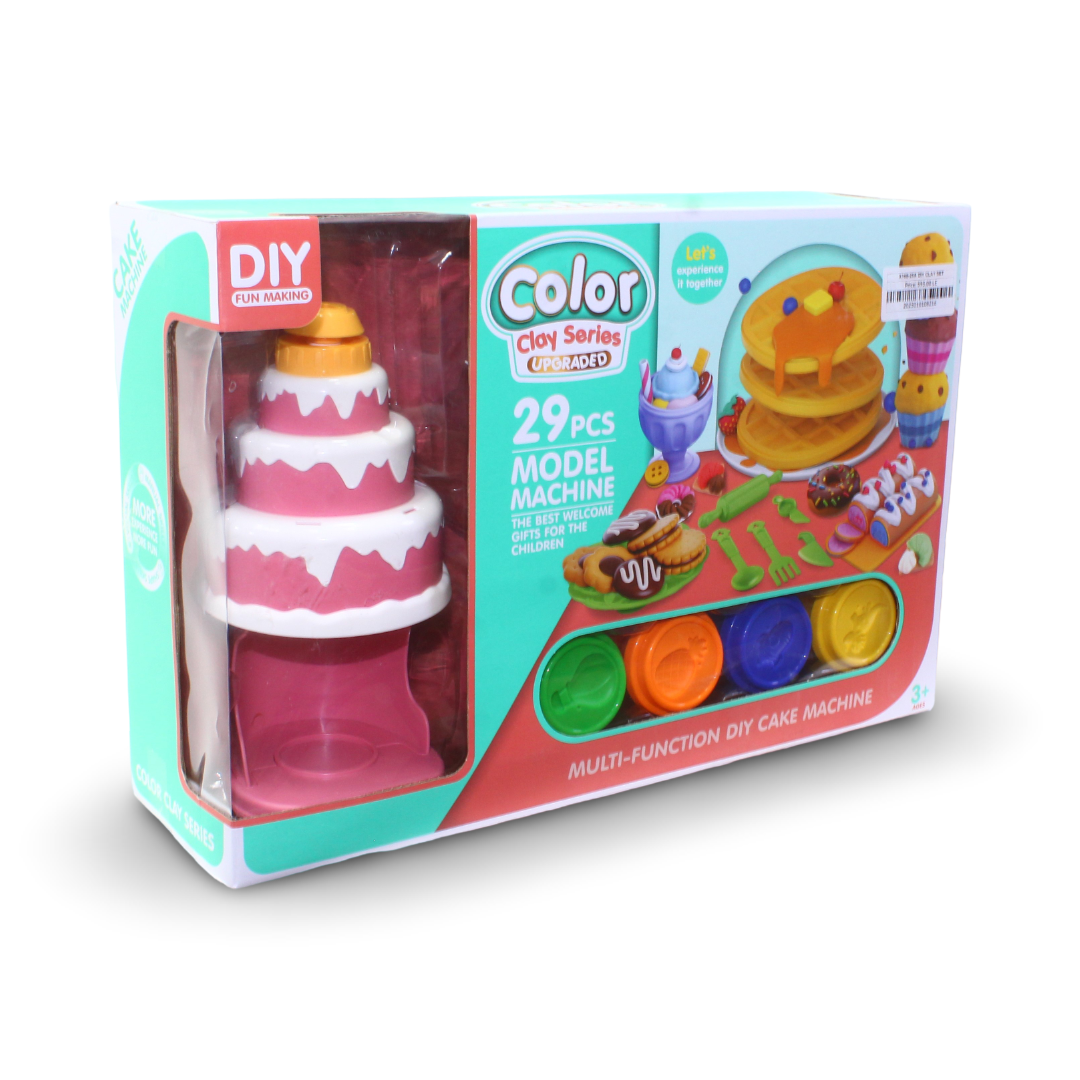 Color Clay Series DIY Cake Machine Set – 29 Pcs