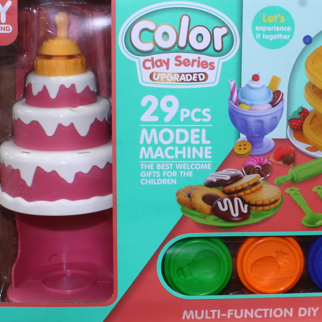 Color Clay Series DIY Cake Machine Set – 29 Pcs