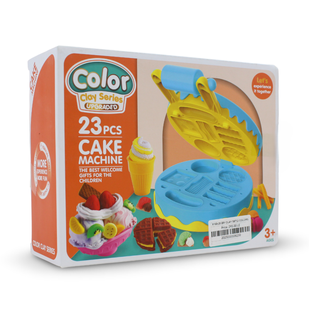 Color Clay Series Upgraded Cake Machine Set – 23 Pcs