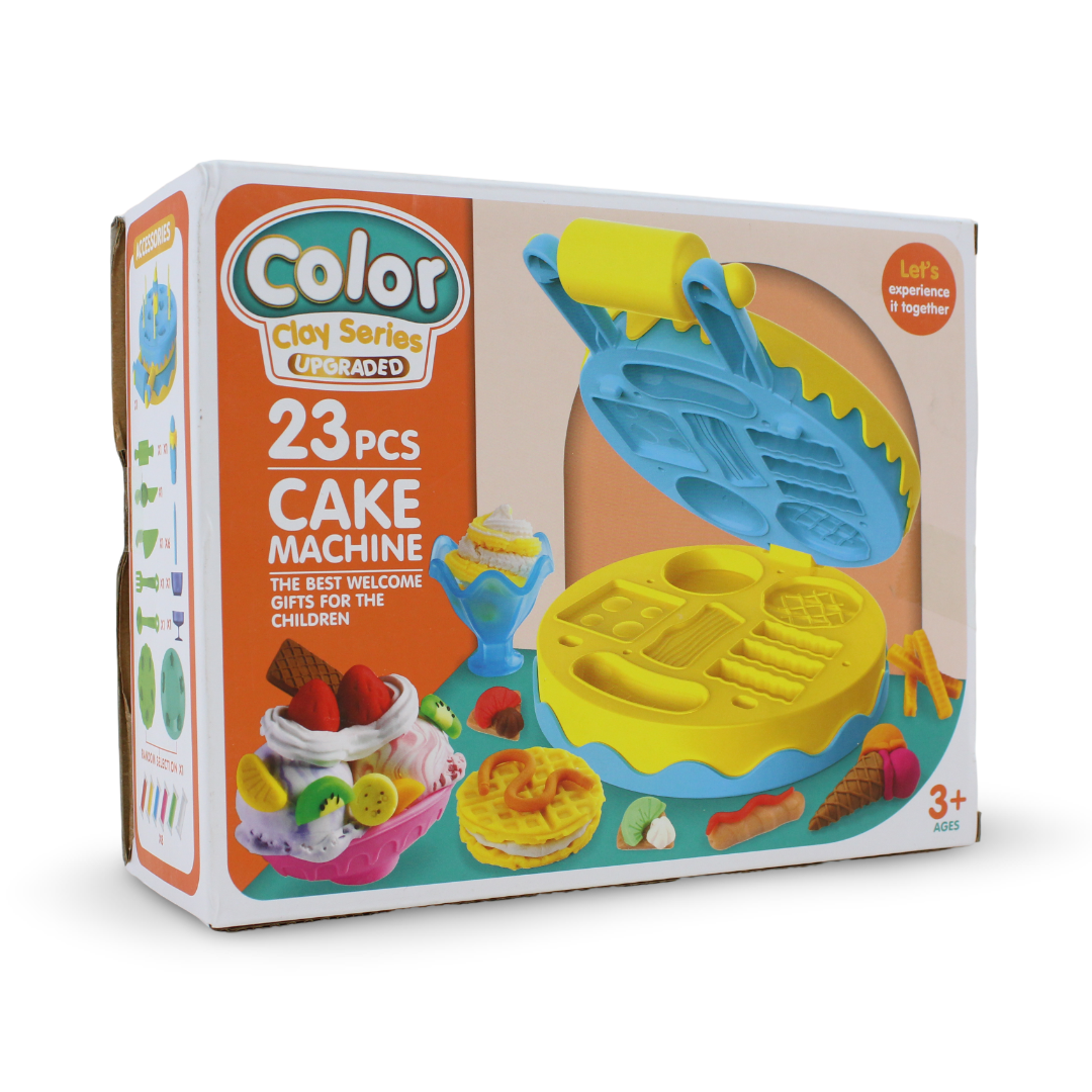 Color Clay Series Upgraded Cake Machine Set – 23 Pcs