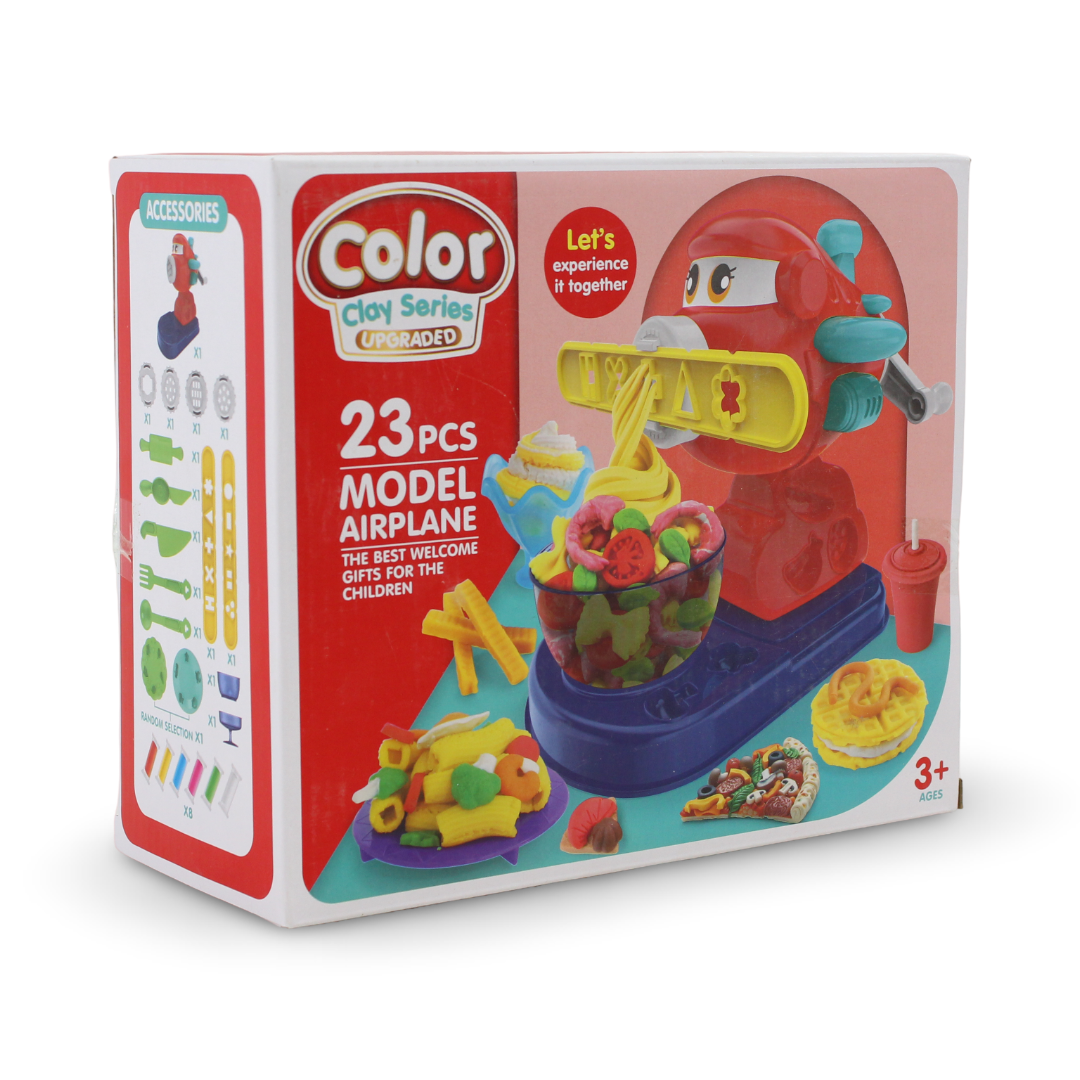 Color Clay Series Upgraded Model Airplane Set – 23 Pcs