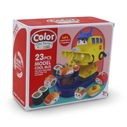 Color Clay Series Upgraded Model Cool Bus – 23 Pcs