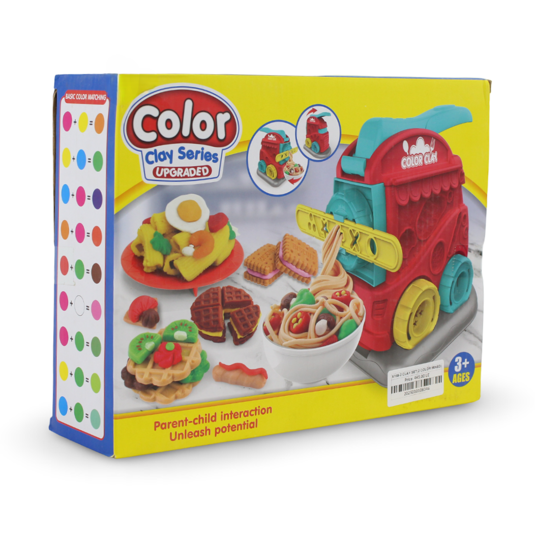 Color Clay Series Upgraded Model Noodle Maker Set – 23 Pcs