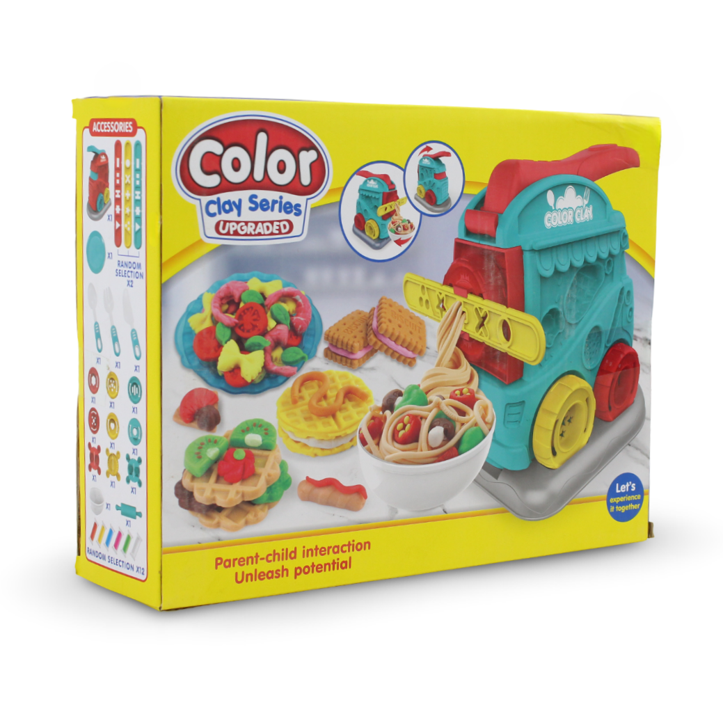 Color Clay Series Upgraded Model Noodle Maker Set – 23 Pcs