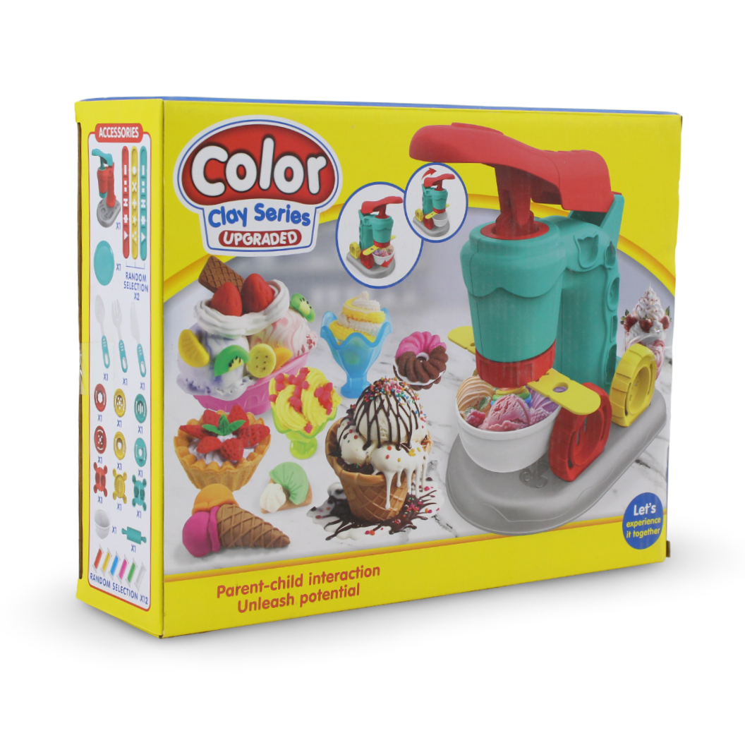 Color Clay Series Ice Cream Machine Playset