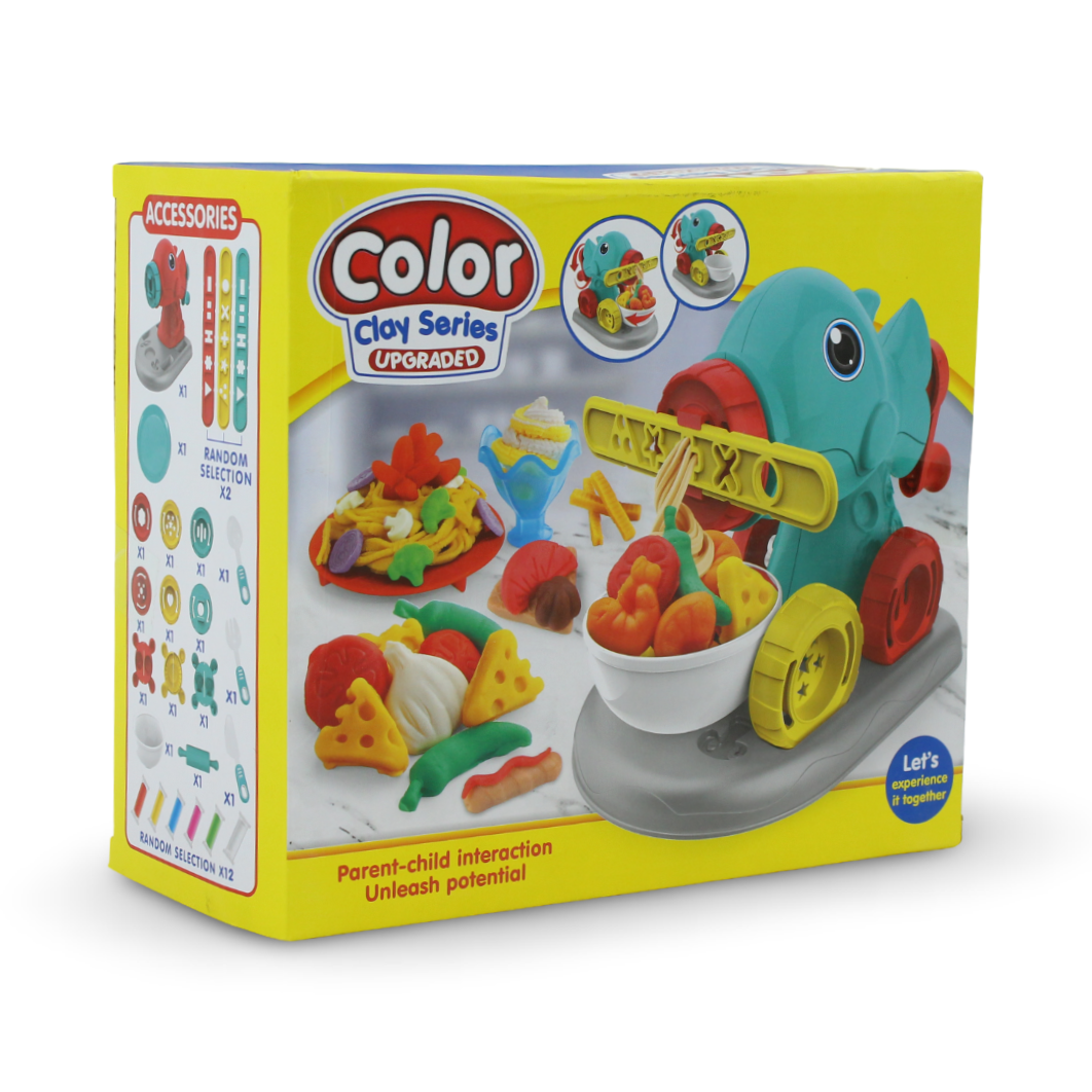 Color Clay Series Upgraded Noodle Machine Playset