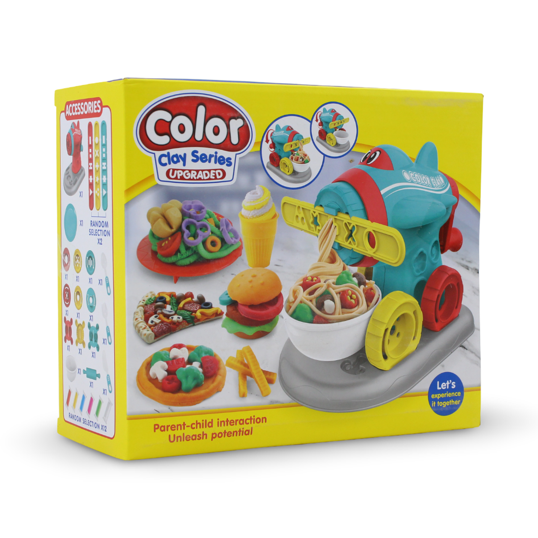 Color Clay Series Upgraded Airplane Noodle Maker Playset