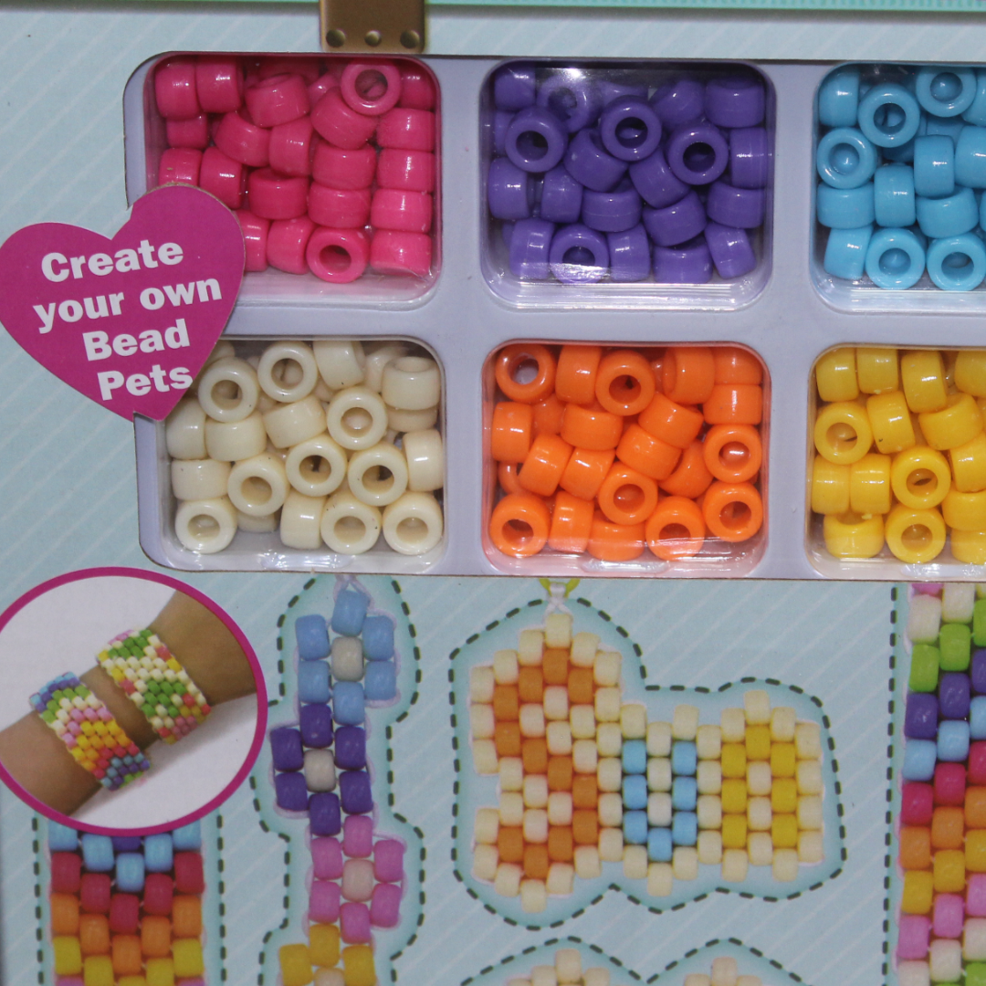 "Bead Pets" 2-in-1 Bead Case and Workstation Toy Set