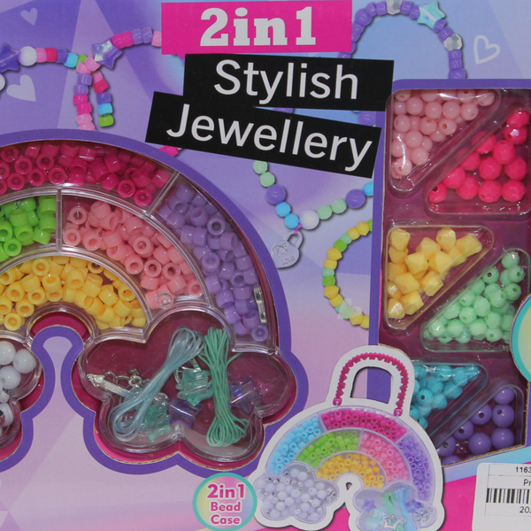 2-in-1 Stylish Jewellery Bead and Bracelet-Making Kit