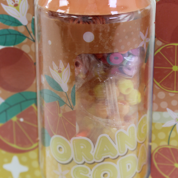 4 Baby Beads Set Orange Soda