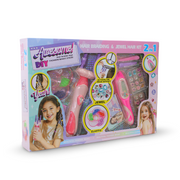 Awesome DIY Hair Braiding & Jewel Hair Kit 2-in-1 Styling Set