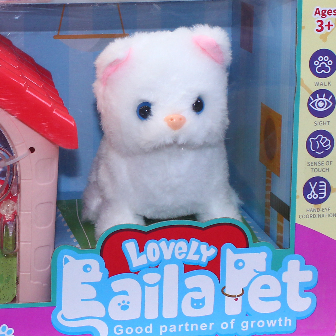 Jolier Interactive Kitten Pet House Set