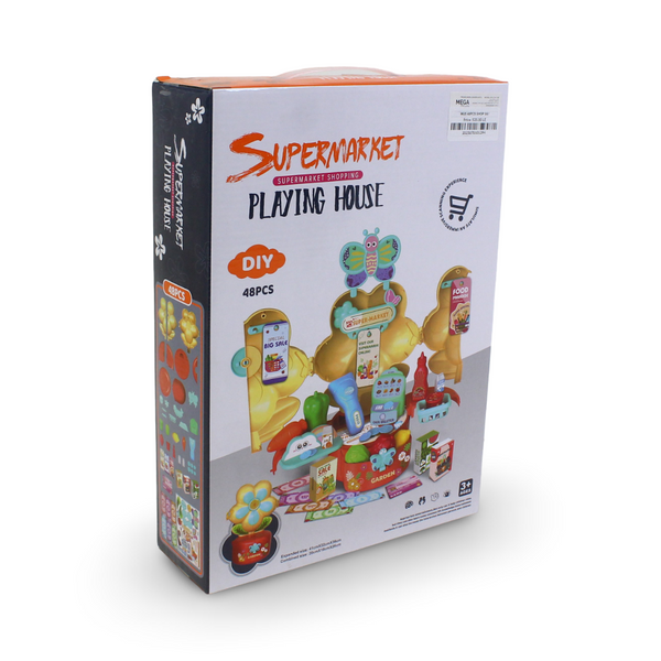 DIY Supermarket Playing House Set – 48 Pcs