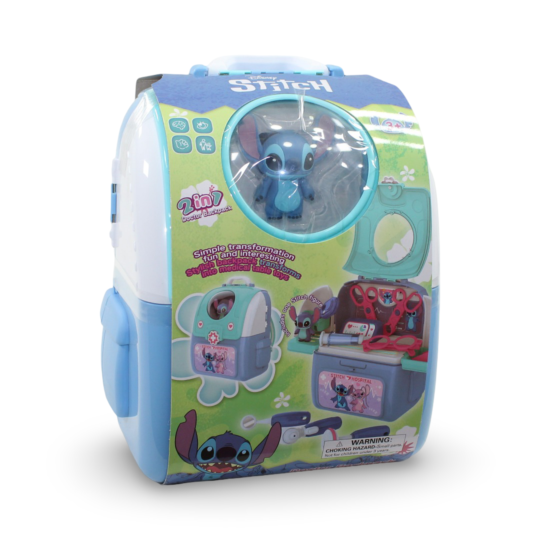 Stitch 2-in-1 Doctor Backpack Playset - Toys - OKO