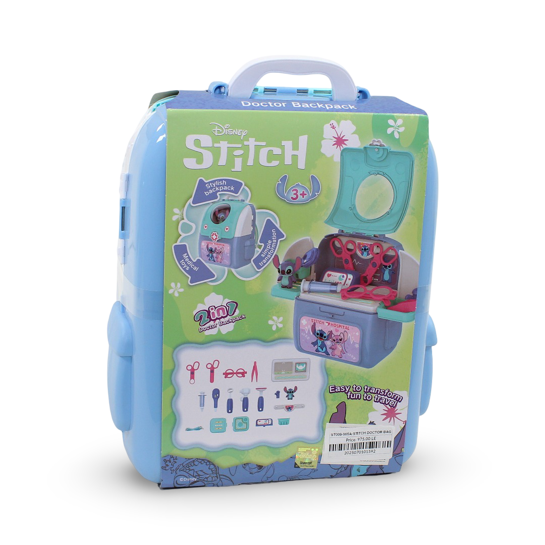 Stitch 2-in-1 Doctor Backpack Playset