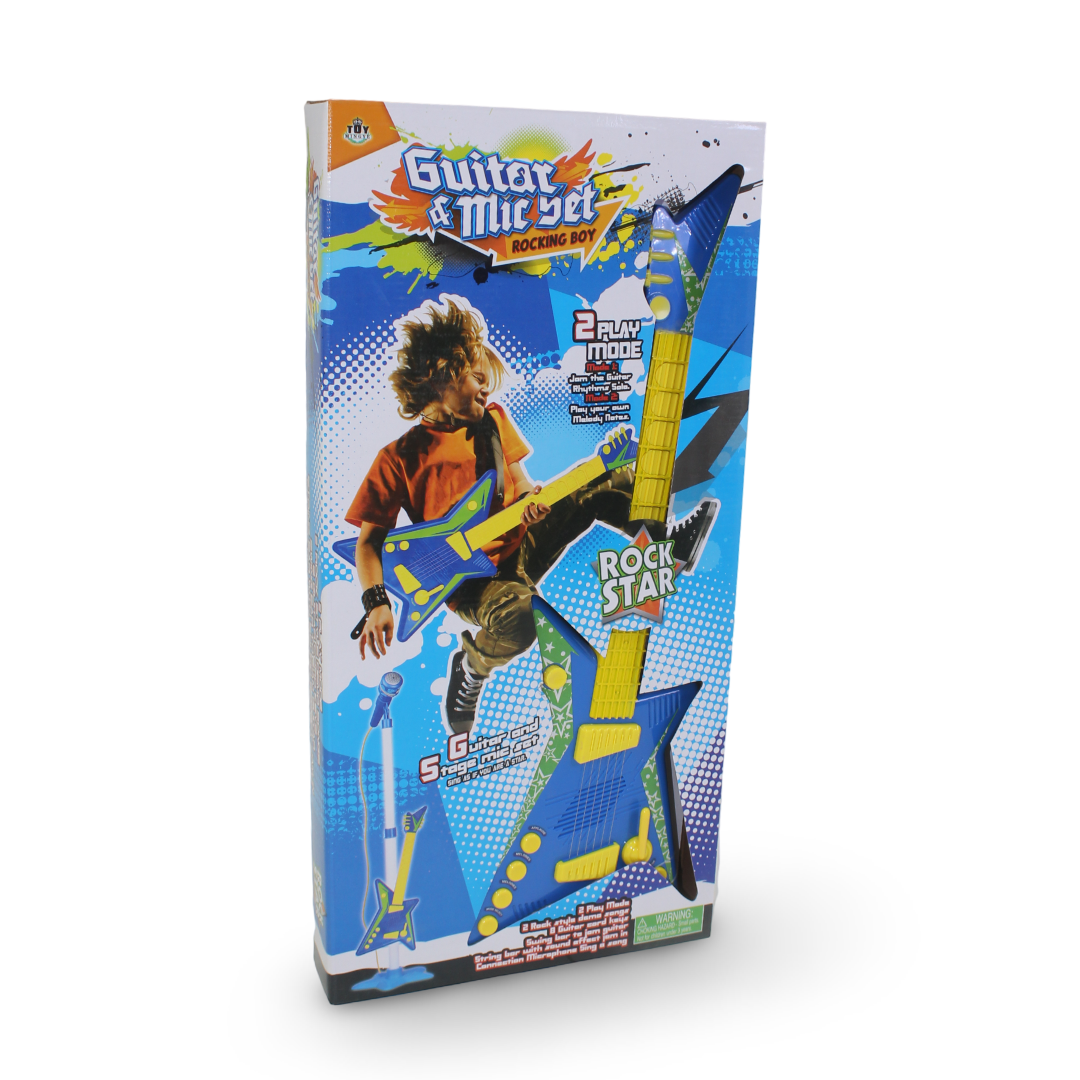 Rocking Boy Guitar & Microphone Set
