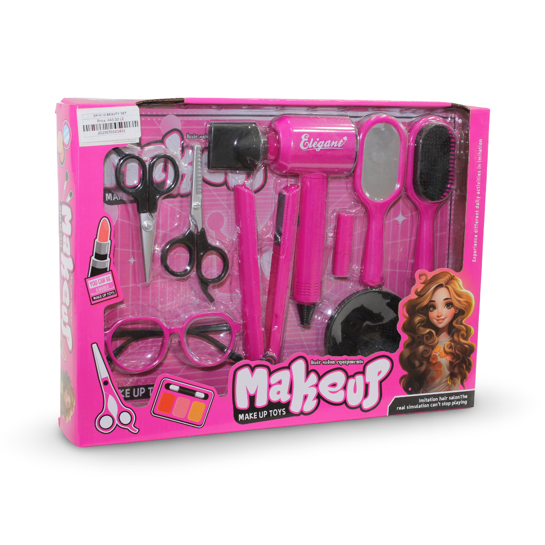 Elegant Makeup & Hair Salon Toy Set - Toys