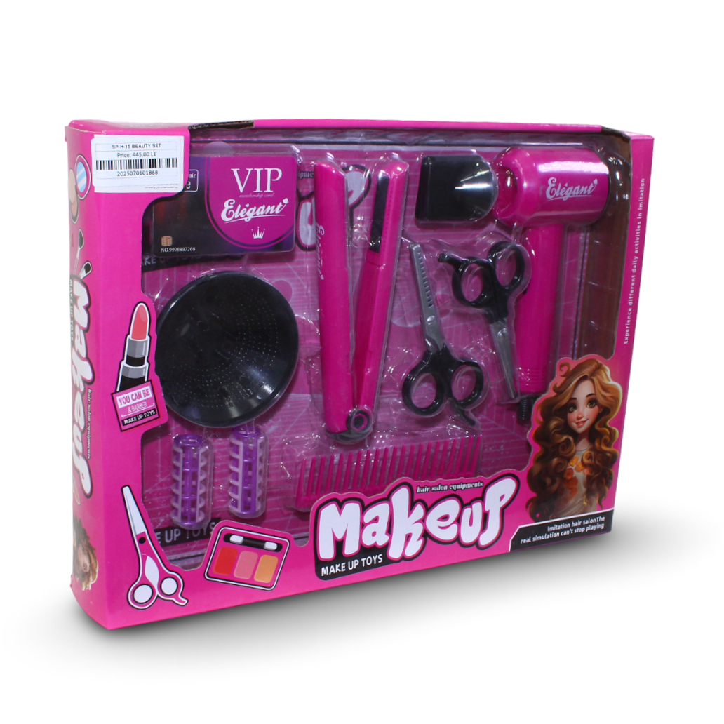 Elegant Makeup & Hair Salon Toy Set