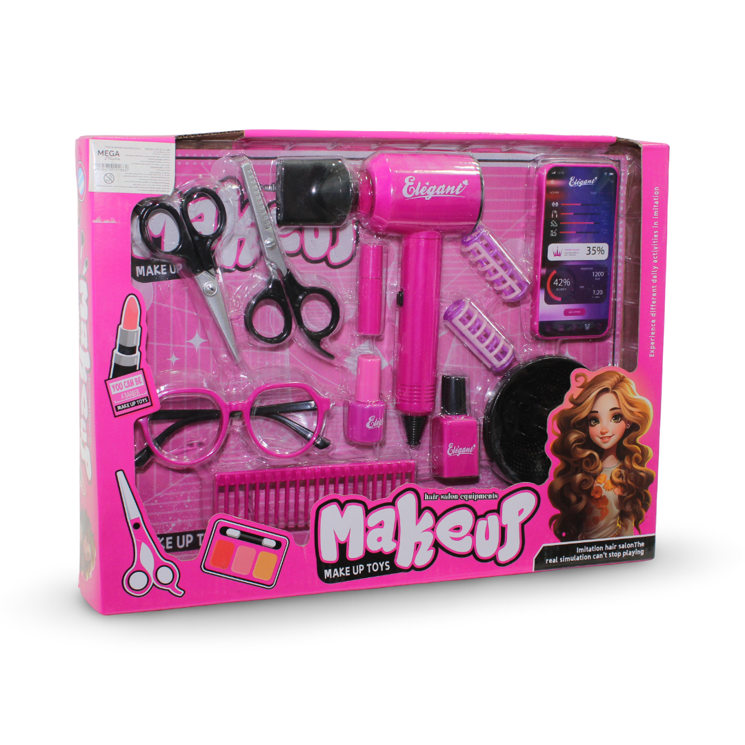 Elegant Makeup & Hair Salon Toy Set - Toys