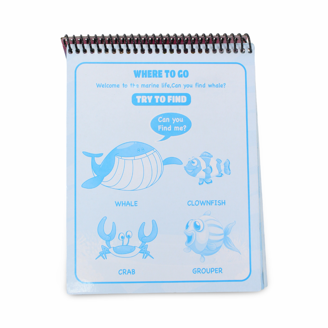 Marine Life Magic Water Book