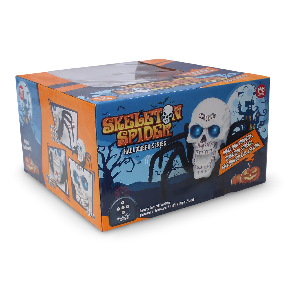 RC Skeleton Spider Toy – Halloween Action Design
