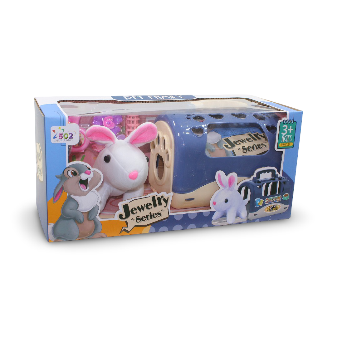 Pet Family Jewelry Series Plush Rabbit Toy Set - Toys - OKO