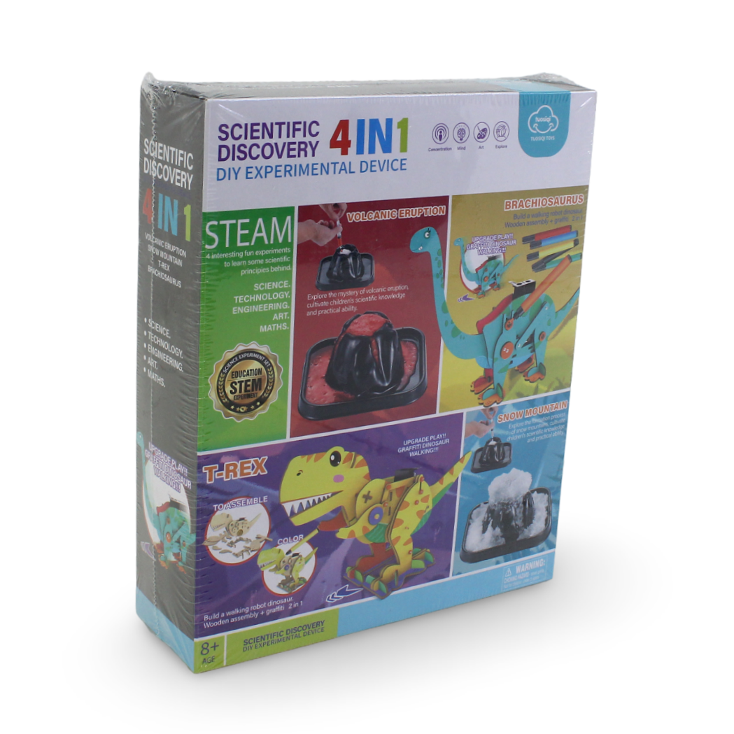 Scientific Discovery 4-in-1 DIY Experimental Device Set - Toys - OKO