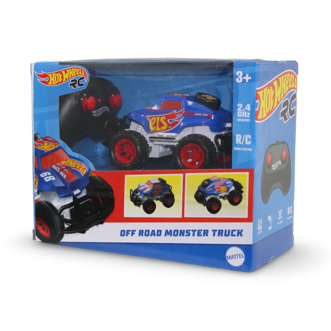 Hot Wheels RC 1:24 Scale Race Ace Monster Truck - Toys