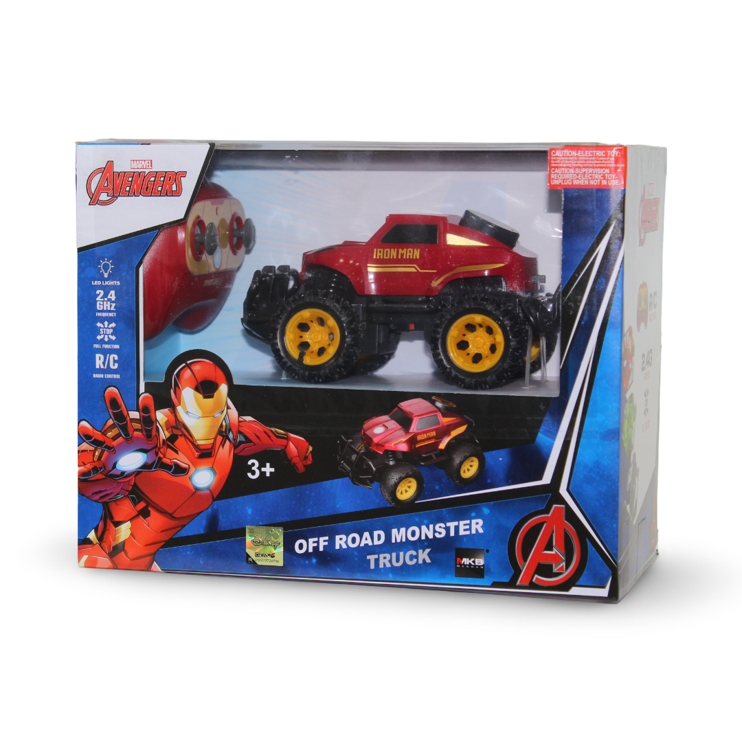MKB Marvel Iron Man RC Monster Truck Toy