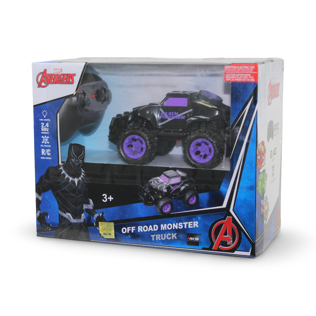 MKB Marvel Black Panther RC Monster Truck Toy - Toys