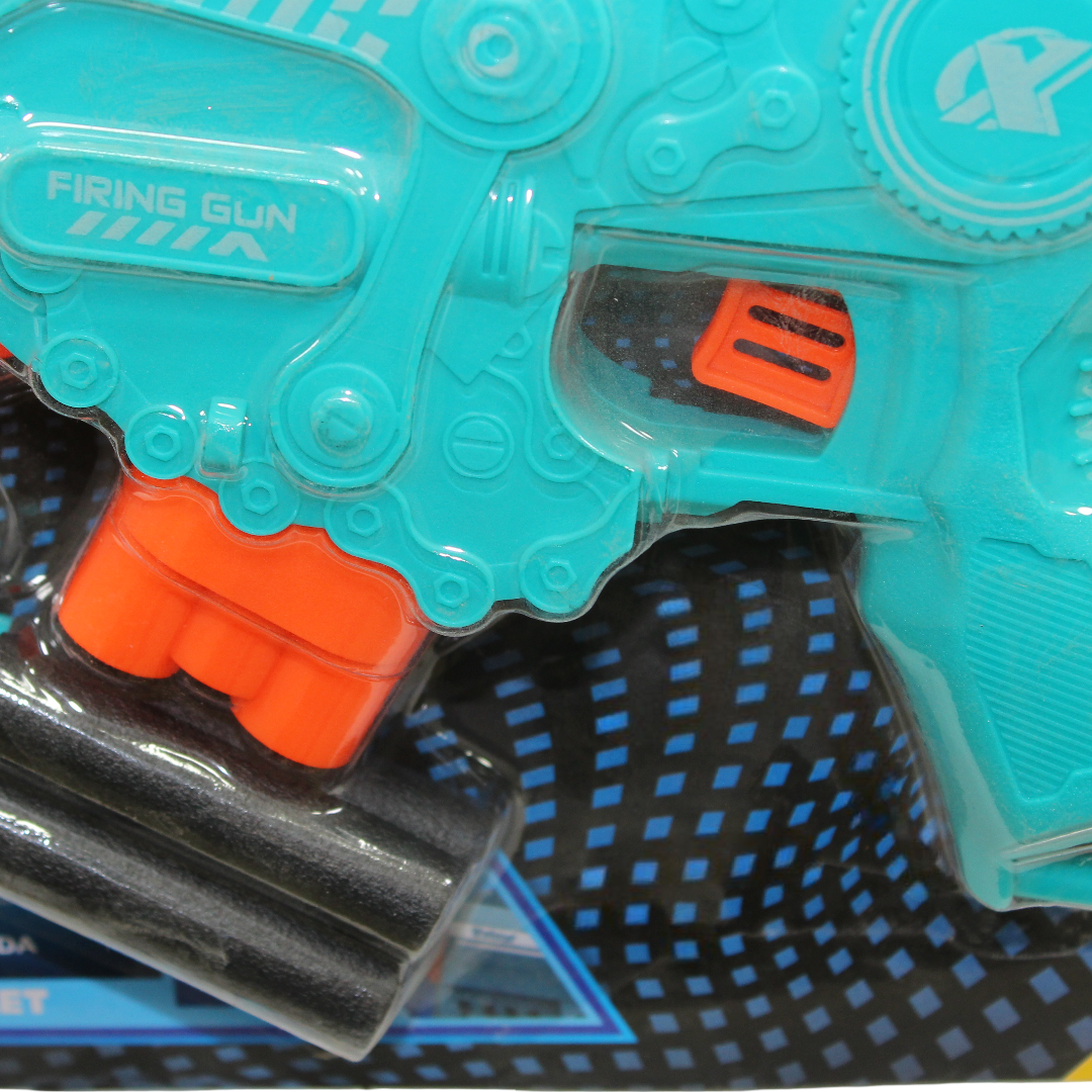 Firing Gun Soft Bullet – Baby Blue