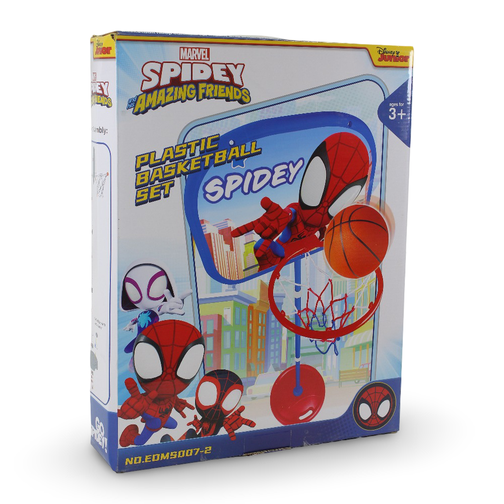 Marvel Spidey and His Amazing Friends Plastic Basketball Set