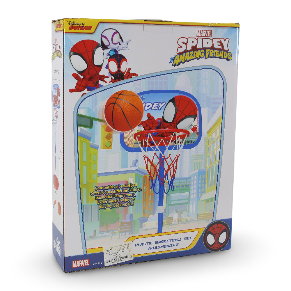 Marvel Spidey and His Amazing Friends Plastic Basketball Set