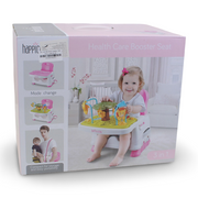 Happicute Baby Health Care Booster Seat with Activity Play Table – Pink