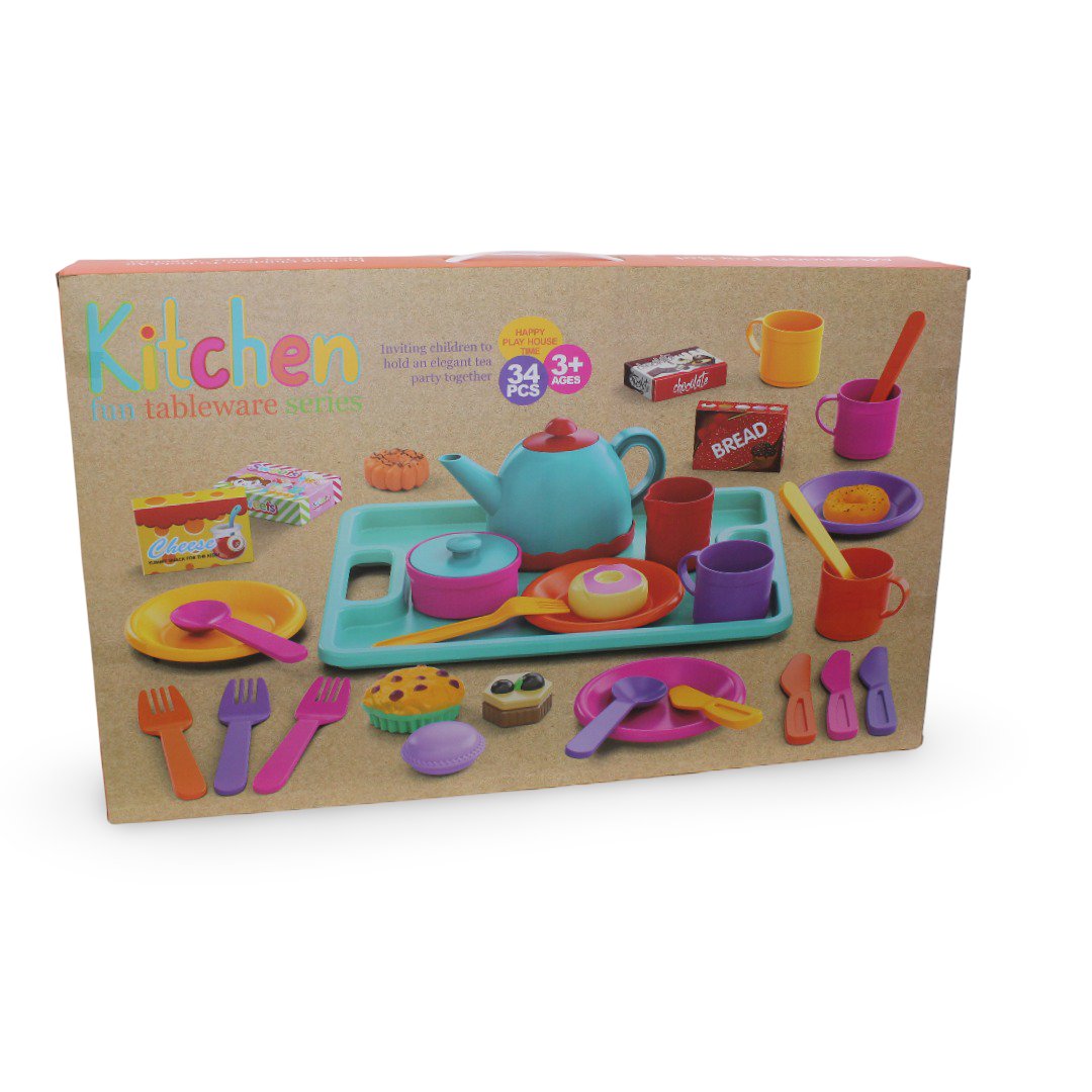 Kitchen Fun "Afternoon Tea Set" – 34 Pcs