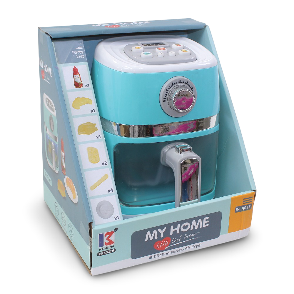 Color-Changing Air Fryer Play Set – My Home Little Chef Kitchen Toy