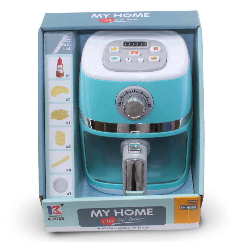 Color-Changing Air Fryer Play Set – My Home Little Chef Kitchen Toy