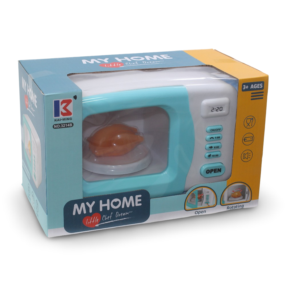 Toy Microwave Oven with Light and Sound