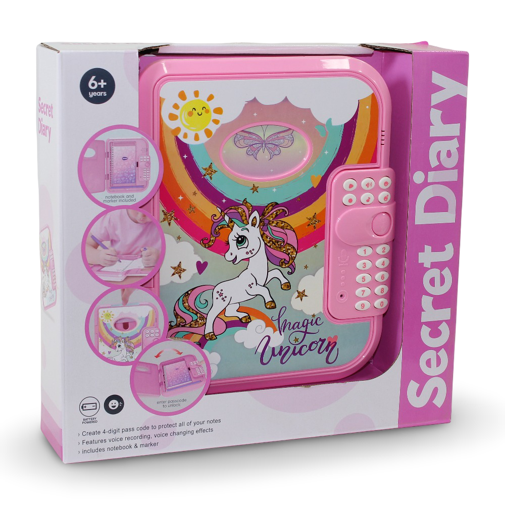 Magic Unicorn Secret Diary With Music And Lights