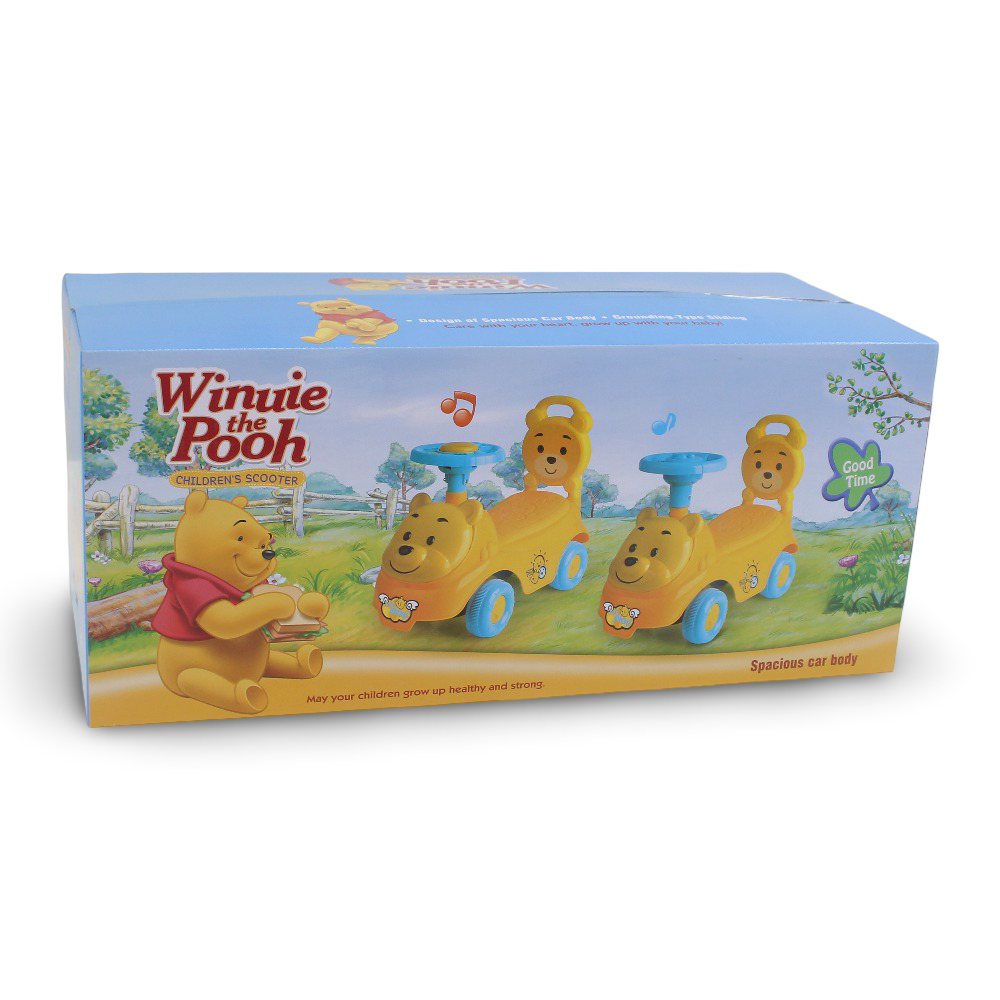 Winnie the Pooh Manual Ride-On with Steering Wheel
